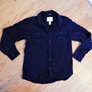 St. John's Bay Navy Thick Cotton Buttondown Sz M